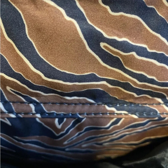 Franco Sarto Multi Color Striped Crossbody Bag Zipper Travel Pockets Purse - Picture 5 of 11